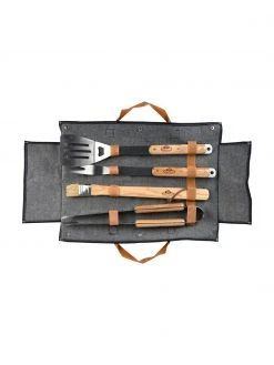 Accessoires barbecue Denim, 5 élém., larg. 50 x haut. 36 cm -Jardin Soldes Boutique Accessoires barbecue Denim 5 elem 2