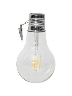 Ampoule solaire LED Fille, 2 pièces, Ø 10 x haut. 18 cm