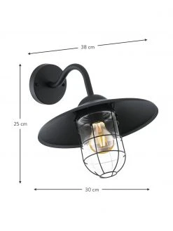 Applique d'extérieur Melgoa, larg. 30 x haut. 25 cm -Jardin Soldes Boutique Applique dexterieur Melgoa 2