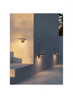 Applique d'extérieur solaire Berarda, avec détecteur de mouvement, larg. 16 x prof. 19 cm -Jardin Soldes Boutique Applique dexterieur solaire Berarda avec detecteur de mouvement 4