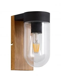 Applique murale d'extérieur aspect bois Cabar, larg. 10 x haut. 21 cm -Jardin Soldes Boutique Applique murale dexterieur aspect bois Cabar 4