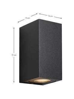 Nordlux Applique murale d'extérieur design Canto Kubi, larg. 9 x haut. 17 cm -Jardin Soldes Boutique Applique murale dexterieur design Canto Kubi 2