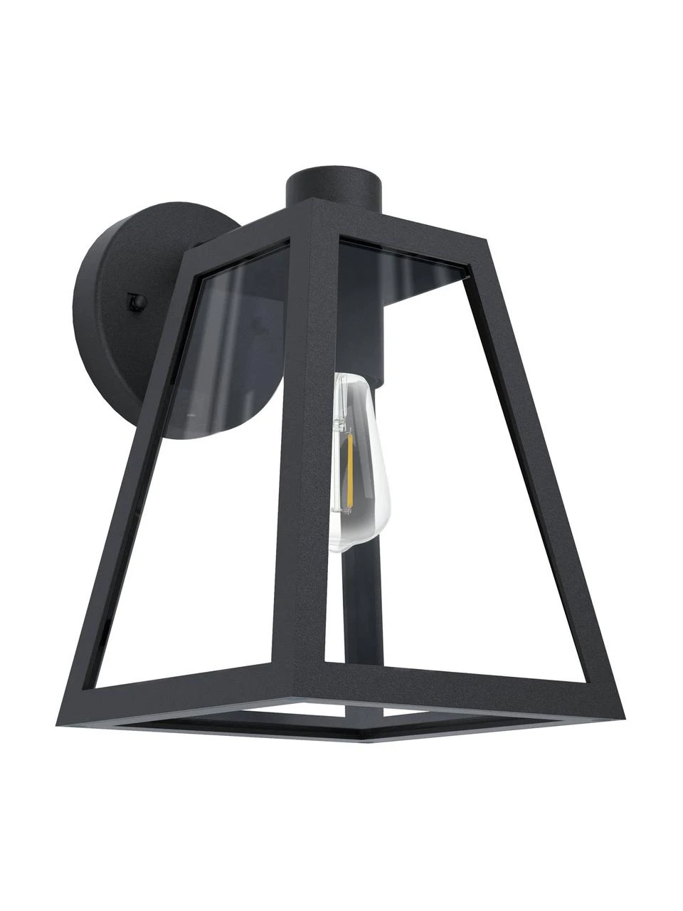 Applique murale d'extérieur noire Mirandola, larg. 18 x haut. 27 cm 3 Applique murale d'extérieur noire Mirandola, larg. 18 x haut. 27 cm