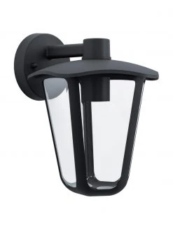 Applique murale d'extérieur noire Monreale, larg. 23 x haut. 28 cm -Jardin Soldes Boutique Applique murale dexterieur noire Monreale 3