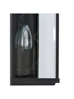 Searchlight Applique murale d'extérieur noire Wally, larg. 16 x haut. 25 cm 13 Searchlight Applique murale d'extérieur noire Wally, larg. 16 x haut. 25 cm -Jardin Soldes Boutique Applique murale dexterieur noire Wally 5