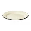 Nordal Assiette plate émaillée avec bord peint à la main Ginger, 2 élém., Ø 26 x haut. 2 cm -Jardin Soldes Boutique Assiette plate emaillee avec bord peint a la main Ginger 2 elem