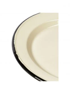 Nordal Assiette plate émaillée avec bord peint à la main Ginger, 2 élém., Ø 26 x haut. 2 cm -Jardin Soldes Boutique Assiette plate emaillee avec bord peint a la main Ginger 2 elem 5