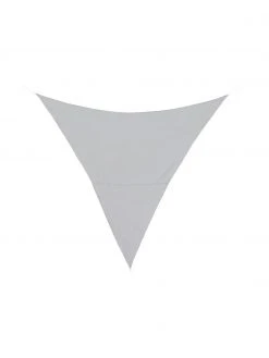 Bizzotto Auvent gris Triangle, larg. 360 x long. 360 cm