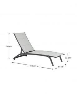 Bizzotto Bain de soleil Cleopas, larg. 61 x long. 192 cm -Jardin Soldes Boutique Bain de soleil Cleopas 8