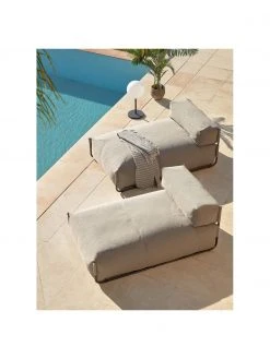 Bain de soleil gonflable beige Square, larg. 101 x prof. 165 cm -Jardin Soldes Boutique Bain de soleil gonflable beige Square 2