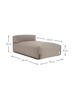 Bain de soleil gonflable beige Square, larg. 101 x prof. 165 cm -Jardin Soldes Boutique Bain de soleil gonflable beige Square 3