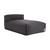Bain de soleil gonflable noir Square, larg. 101 x prof. 165 cm -Jardin Soldes Boutique Bain de soleil gonflable noir Square