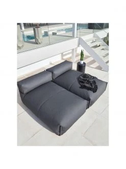 Bain de soleil gonflable noir Square, larg. 101 x prof. 165 cm -Jardin Soldes Boutique Bain de soleil gonflable noir Square 2