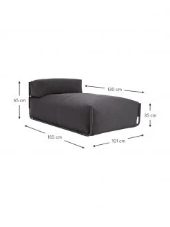 Bain de soleil gonflable noir Square, larg. 101 x prof. 165 cm -Jardin Soldes Boutique Bain de soleil gonflable noir Square 4