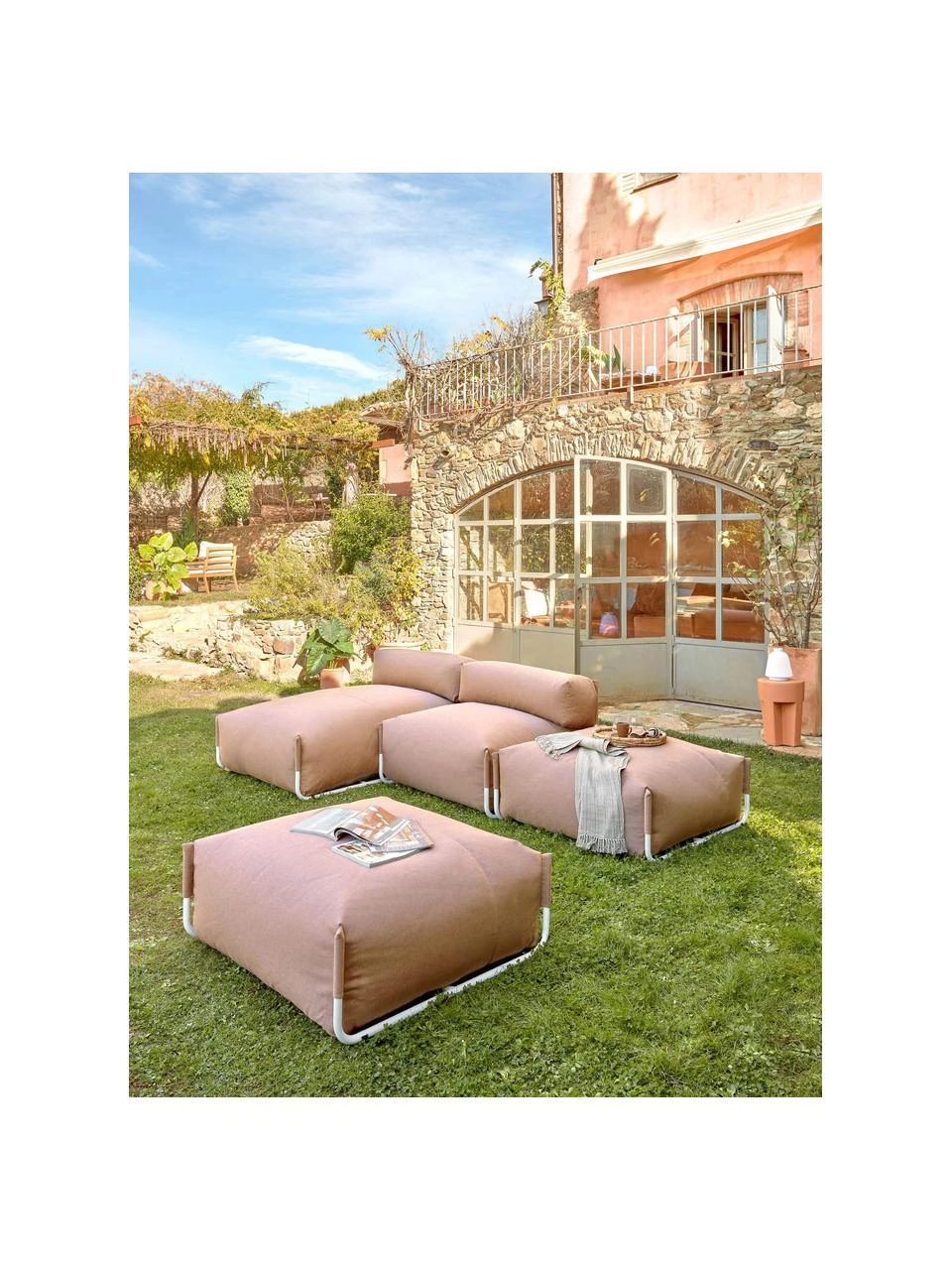 Bain de soleil gonflable rose Square, larg. 101 x prof. 165 cm 5 Bain de soleil gonflable rose Square, larg. 101 x prof. 165 cm – Image 3