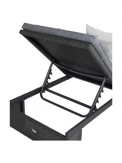 Bain de soleil tressé, enroulable London, larg. 197 x long. 60 cm -Jardin Soldes Boutique Bain de soleil tresse enroulable London 4