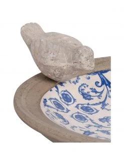 Bain d'oiseaux en céramique Cerino, Ø 34 x haut. 11 cm -Jardin Soldes Boutique Bain doiseaux en ceramique Cerino 3