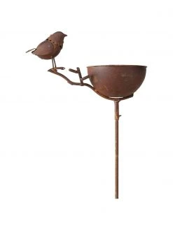 Bain pour oiseaux Loki, 2 élém., larg. 28 x haut. 117 cm -Jardin Soldes Boutique Bain pour oiseaux Loki 2 elem 3