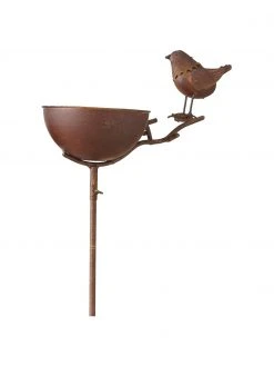 Bain pour oiseaux Loki, 2 élém., larg. 28 x haut. 117 cm -Jardin Soldes Boutique Bain pour oiseaux Loki 2 elem 4