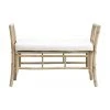 Lene Bjerre Banc de jardin bambou avec coussin d'assise Mandisa, larg. 99 x haut. 65 cm 1 Lene Bjerre Banc de jardin bambou avec coussin d'assise Mandisa, larg. 99 x haut. 65 cm -Jardin Soldes Boutique Banc de jardin bambou avec coussin dassise Mandisa 10