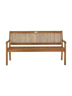 Bizzotto Banc de jardin bois Noemi, larg. 158 x haut. 88 cm -Jardin Soldes Boutique Banc de jardin bois Noemi 3