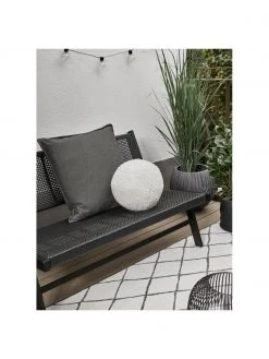 Westwing Collection Banc de jardin noir Palina, larg. 121 x haut. 75 cm 10 Westwing Collection Banc de jardin noir Palina, larg. 121 x haut. 75 cm -Jardin Soldes Boutique Banc de jardin noir Palina 2