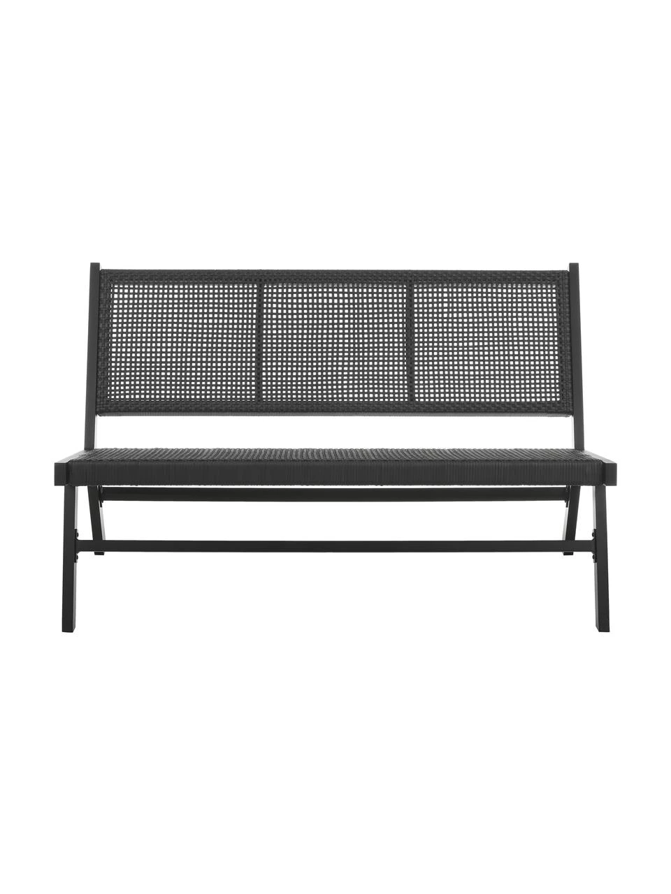 Westwing Collection Banc de jardin noir Palina, larg. 121 x haut. 75 cm 8 Westwing Collection Banc de jardin noir Palina, larg. 121 x haut. 75 cm – Image 6