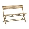 Lene Bjerre Banc en bambou Mandisa, larg. 120 x prof. 33 cm -Jardin Soldes Boutique Banc en bambou Mandisa