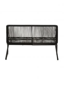 Westwing Collection Banquette de jardin en plastique tressé Moa, larg. 118 x prof. 64 cm -Jardin Soldes Boutique Banquette de jardin en plastique tresse Moa 5