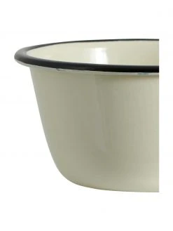 Nordal Bol à céréales émaillé avec bord peint à la main Ginger, 2 pièces, Ø 16 x haut. 8 cm -Jardin Soldes Boutique Bol a cereales emaille avec bord peint a la main Ginger 2 pieces 3