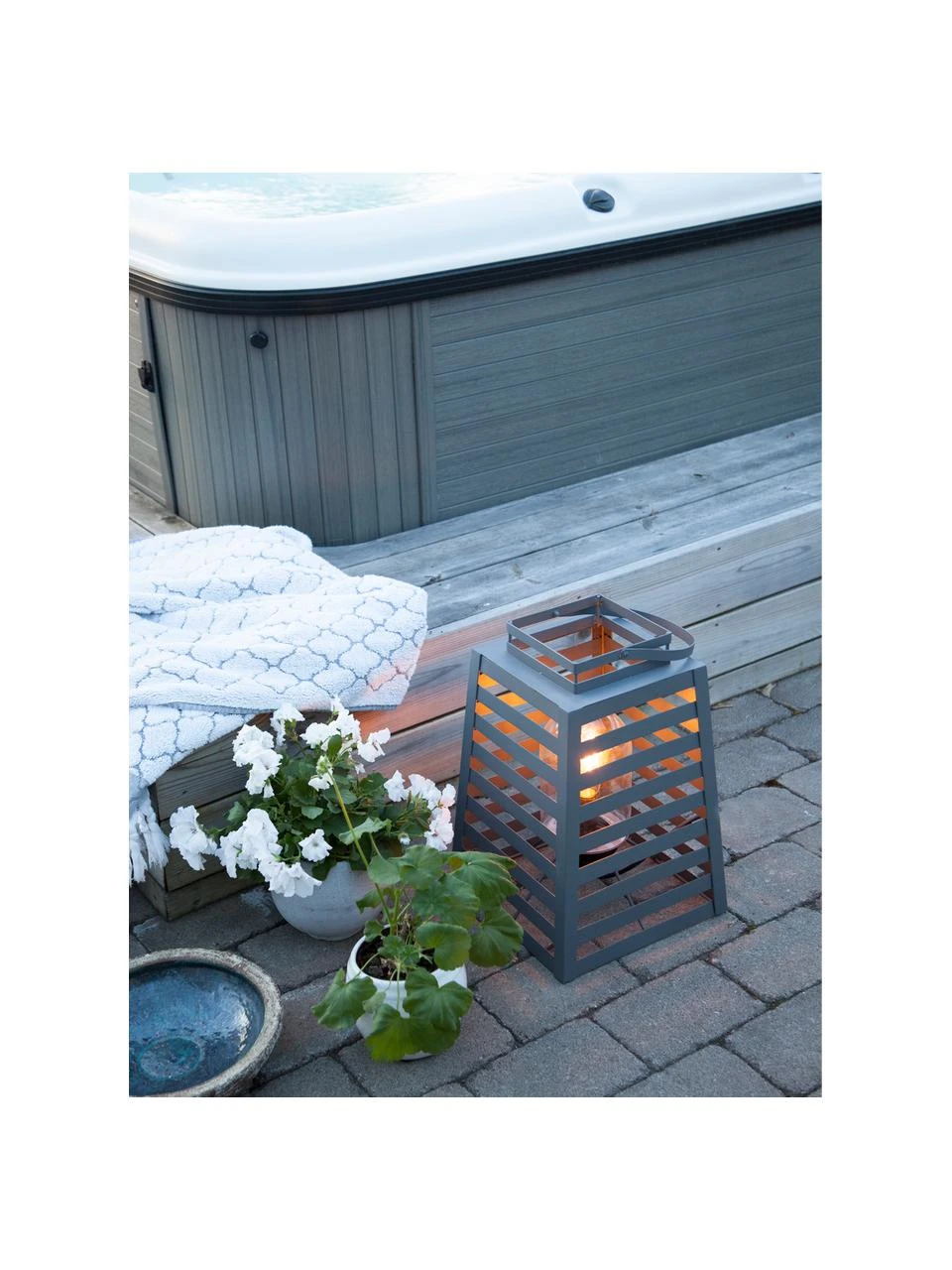 By Rydens Borne d'éclairage avec prise secteur Yankton, larg. 30 x haut. 60 cmDisponibilité limitée 7 By Rydens Borne d'éclairage avec prise secteur Yankton, larg. 30 x haut. 60 cmDisponibilité limitée – Image 5