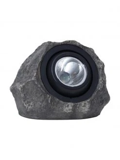 Borne d'éclairage solaire LED Rocky, larg. 20 x haut. 16 cm