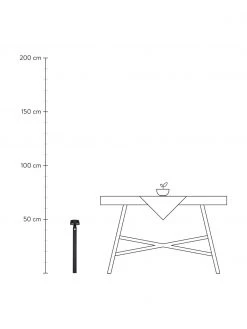 Nordlux Borne lumineuse solaire Nama, Ø 17 x haut. 50 cm -Jardin Soldes Boutique Borne lumineuse solaire Nama 2