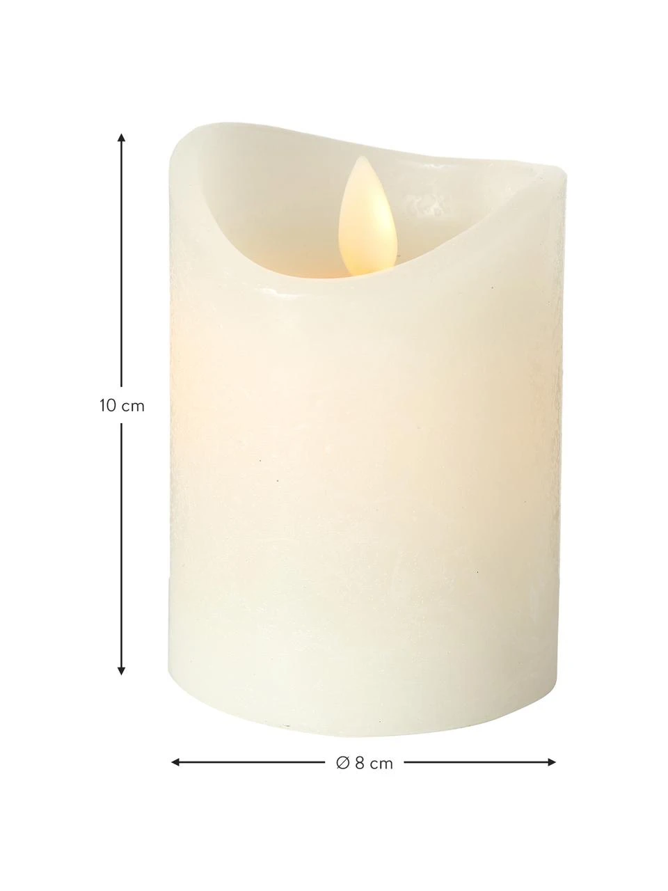 Bougie à LED Bino, Ø 8 x haut. 10 cm 5 Bougie à LED Bino, Ø 8 x haut. 10 cm – Image 3