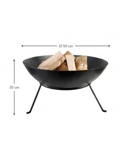 Braséro Blaze, Ø 59 x haut. 35 cm -Jardin Soldes Boutique Brasero Blaze 2