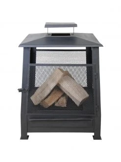 Braséro de terrasse Pagoda, larg. 59 x haut. 78 cm