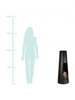 Braséro de terrasse Pia, Ø 38 x haut. 100 cm -Jardin Soldes Boutique Brasero de terrasse Pia 2