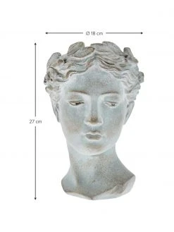 Cache-pot en béton Pass, Ø 18 x haut. 27 cm -Jardin Soldes Boutique Cache pot en beton Pass 2