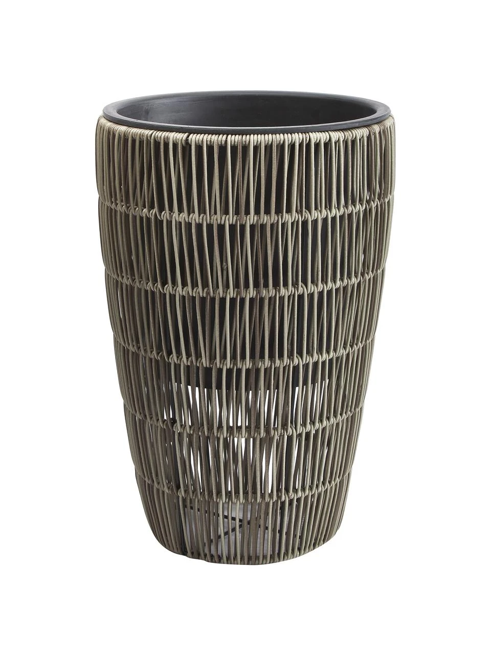 Westwing Collection Cache-pot en rotin brun Lucian, 3 élém., Lot de différentes tailles 6 Westwing Collection Cache-pot en rotin brun Lucian, 3 élém., Lot de différentes tailles – Image 4