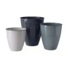 Cache-pot métal Sakura, 3 élém., Lot de différentes tailles -Jardin Soldes Boutique Cache pot metal Sakura 3 elem