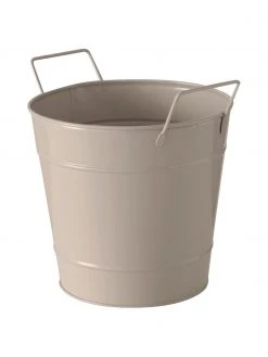 Cache-pot métal beige Derby, 3 élém., Lot de différentes tailles -Jardin Soldes Boutique Cache pot metal beige Derby 3 elem 3