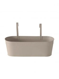 Cache-pot métal beige Tamina, larg. 43 x haut. 24 cm -Jardin Soldes Boutique Cache pot metal beige Tamina 4