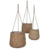 Cache-pot suspendu Avalon, 3 élém., Lot de différentes tailles -Jardin Soldes Boutique Cache pot suspendu Avalon 3 elem