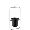 Cache-pot suspendu Undine, larg. 21 x haut. 42 cmDisponibilité limitée -Jardin Soldes Boutique Cache pot suspendu Undine