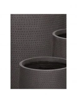 Cache-pots grès gris foncé Otto, 3 élém., Lot de différentes tailles -Jardin Soldes Boutique Cache pots gres gris fonce Otto 3 elem 2