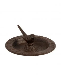 Cadran solaire décoratif Bird, Ø 25 x haut. 10 cm