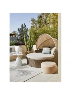 Bizzotto Canapé lounge avec auvent Siesta, larg. 168 x haut. 145 cm -Jardin Soldes Boutique Canape lounge avec auvent Siesta 2