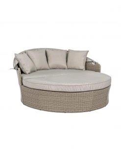 Bizzotto Canapé lounge avec auvent Siesta, larg. 168 x haut. 145 cm -Jardin Soldes Boutique Canape lounge avec auvent Siesta 4