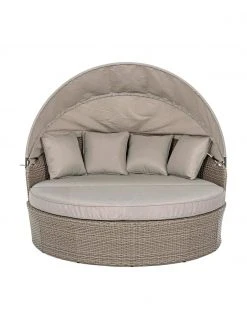 Bizzotto Canapé lounge avec auvent Siesta, larg. 168 x haut. 145 cm -Jardin Soldes Boutique Canape lounge avec auvent Siesta 5