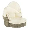 Bizzotto Canapé lounge blanc Lesly, larg. 200 x haut. 168 cm -Jardin Soldes Boutique Canape lounge blanc Lesly